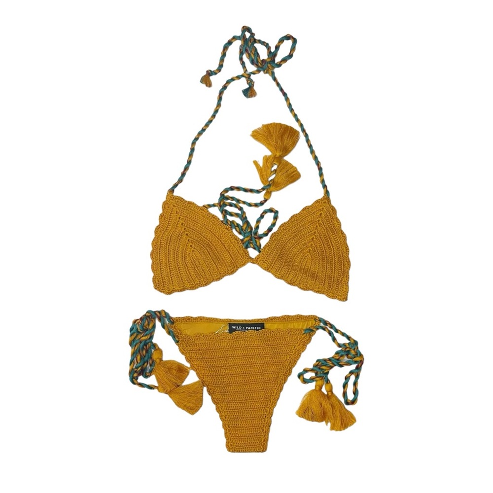 Handmade Mustard Bikini Set